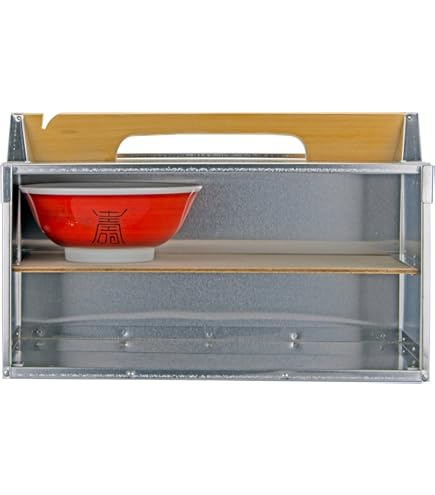 Amazon｜エムテートリマツ アルミ出前箱 縦型 3段 丼3ヶ対応 おかもち